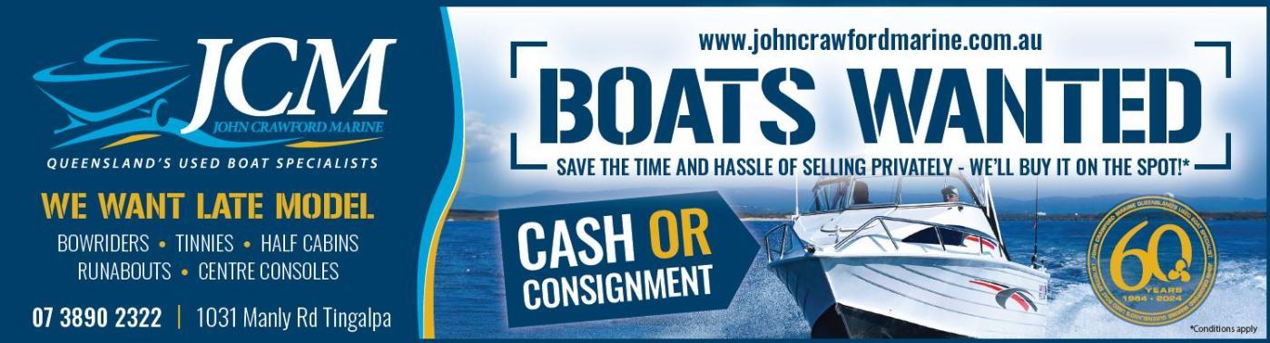 Boats wanted - JCM is Buying!
