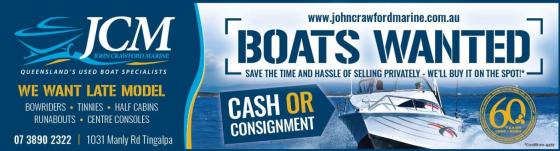 Boats wanted - JCM is Buying!